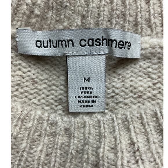 Autumn Cashmere Fringed Mojave Crewneck Sweater Size M - Picture 4 of 4